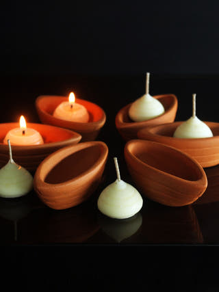 Boat Candle Holder - Set of 6