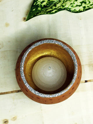 Dome Christmas Tealight Holders - Set of 4