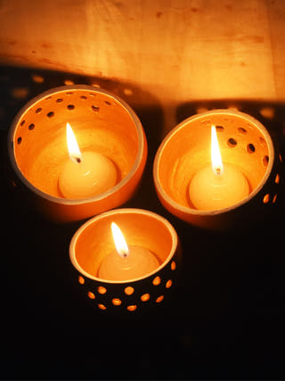 Elephant Candle Holder - Set of 6