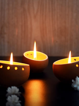 Drum Candle Pod - Set of 3