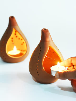 Droplet Candle Holder - Set of 2