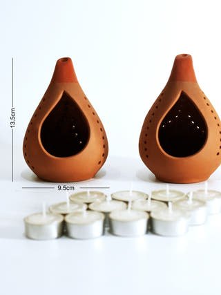 Droplet Candle Holder - Set of 2