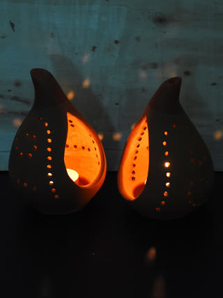 Droplet Candle Holder - Set of 2