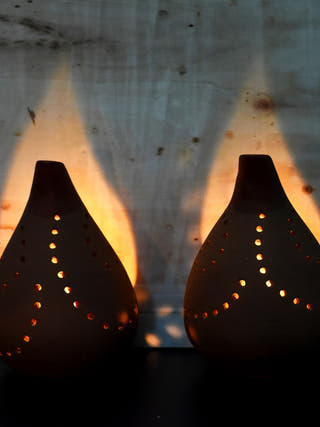 Droplet Candle Holder - Set of 2