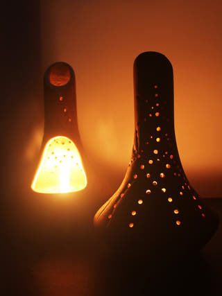 Fountain Candle Holder - Set of 2