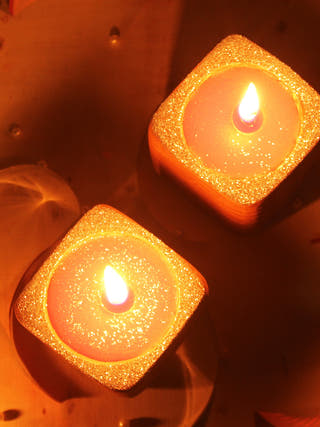 Bliss Qube Terracotta Candle - Set of 4