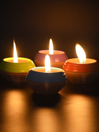 Pot Dabar Candle Holder - Set of 4