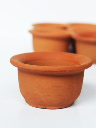 Hat Pot Candle Holder - Set of 6