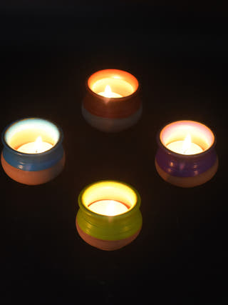 Pot Handi Candle Holder - Set of 4