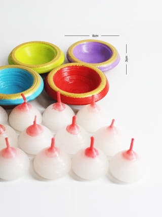 Pot Plato Candle Holder - Set of 4