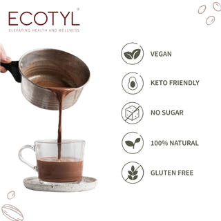 Ecotyl Cocoa Powder | Unsweetened | Perfect for Baking | 150g Ecotyl