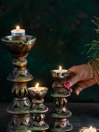 Candle Stand - Set of 3