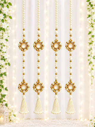 Chandramukhi Festive Gota Door Hangings | Set of 2