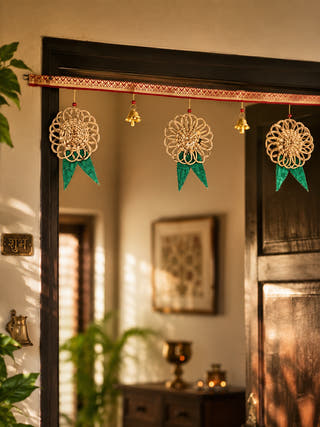 Pushp Handcrafted Banana & Bamboo Toran