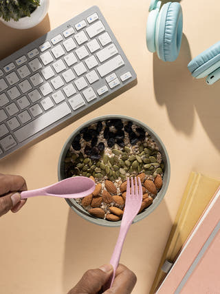 Wheat Straw Bowls Set Of Four Irida Naturals