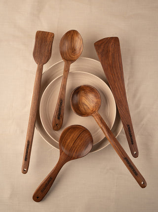 Wooden Ladles Set of Five Irida Naturals