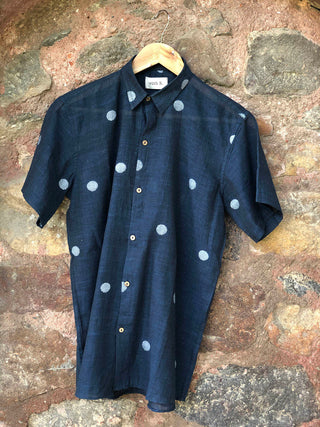 Lunar Shirt Navy Blue With N