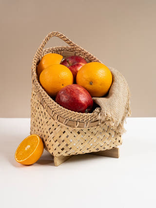 Evara Handcrafted Bamboo Basket