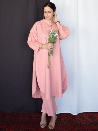 Coffee Pink Antifit Co-ord Set