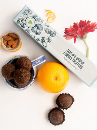 Almond Orange Truffles 6pcs The Mint Enfold