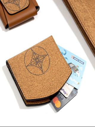 Tan Vegan Leather Work On The Go Set