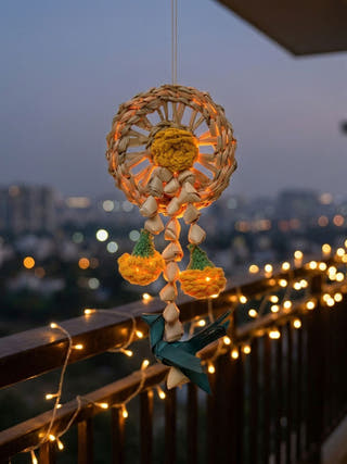 Vihang Handcrafted Chamba Hanging - Set of 2