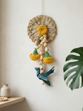 Vihang Handcrafted Chamba Hanging - Set of 2