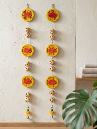 Neelkamal Handcrafted Bamboo Streamer - Set of 2
