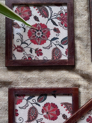 Floral Harmony Coasters Coaster Home Yarn