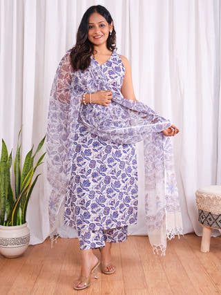 Tessa HandBlock Print Cotton Suit Set