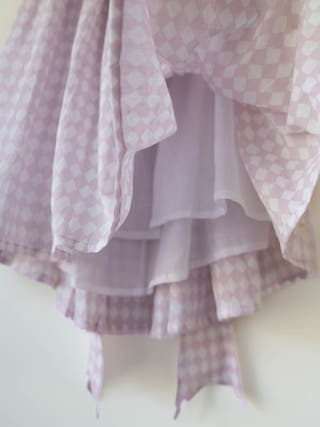 Bloom Dress In Lilac Rhombus