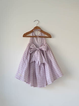 Bloom Dress In Lilac Rhombus