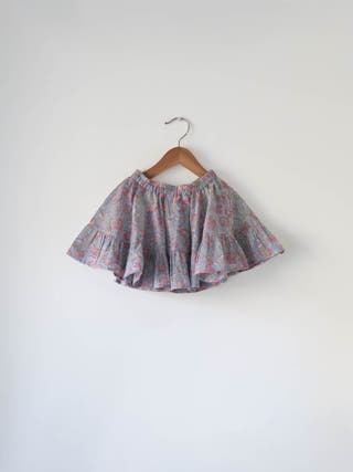 Flutter Sky Blue Butterfly Halter Top Skirt Co-Ord