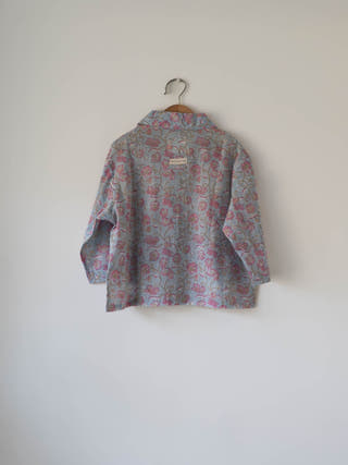 Cloud Drift Shirt In Sky Blue Butterfly