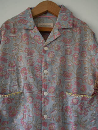 Cloud Drift Shirt In Sky Blue Butterfly