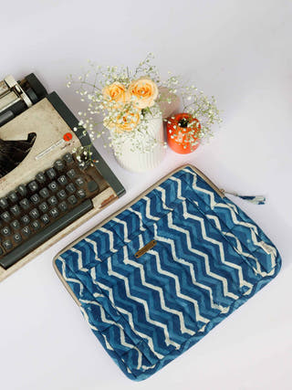 Cotton Laptop Sleeve