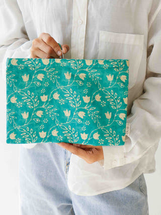 Sustainable Cotton Large Pouch