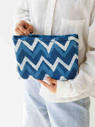 Sustainable Cotton Large Pouch
