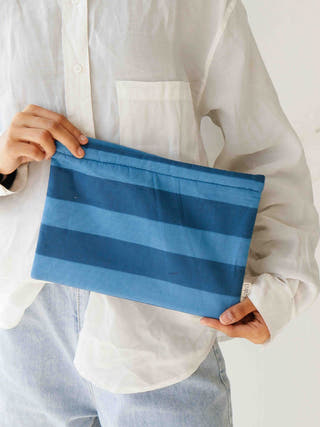 Sustainable Cotton Large Pouch