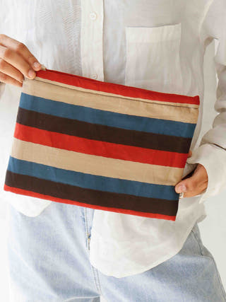 Sustainable Cotton Large Pouch