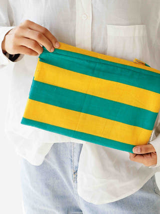 Sustainable Cotton Large Pouch