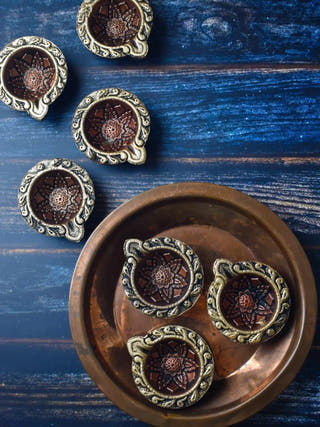 Curve Diya | Set of 12