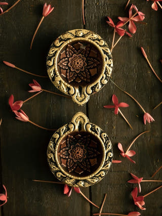 Curve Diya | Set of 12