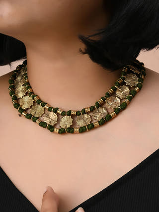 Dokra Handcrafted Thread Choker