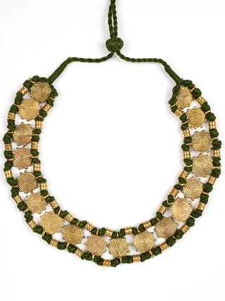 Dokra Handcrafted Thread Choker