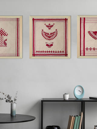 Gosha Buta Wall Art - Unframed Deco Talk