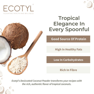 Desiccated Coconut Powder Unsweetened Ecotyl