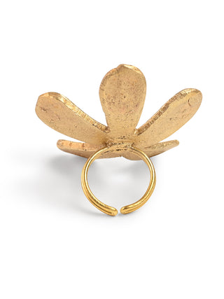 Flower Cocktail Ring Gold Miharu