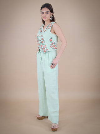 Matcha linen pants Headstrong By Hema Sharma