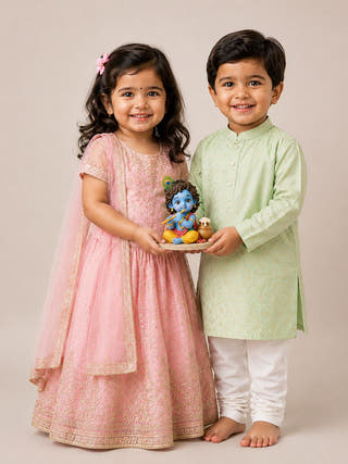 DIY 3D Colouring Bal Krishna Activity Kit